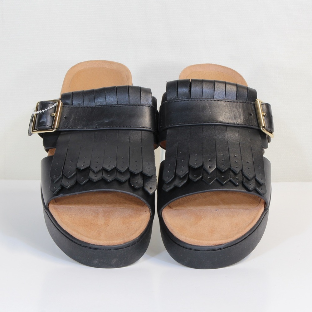 Going! Going! …. Vionic Womens Black Splendid Fillmore Platform Sandals NWOT